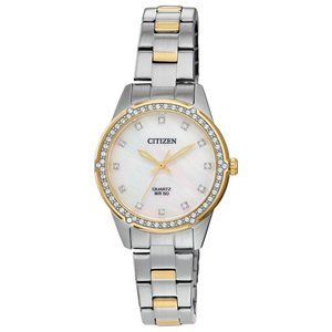 Citizen Diamond Bracelet 30mm Two Tone Watch